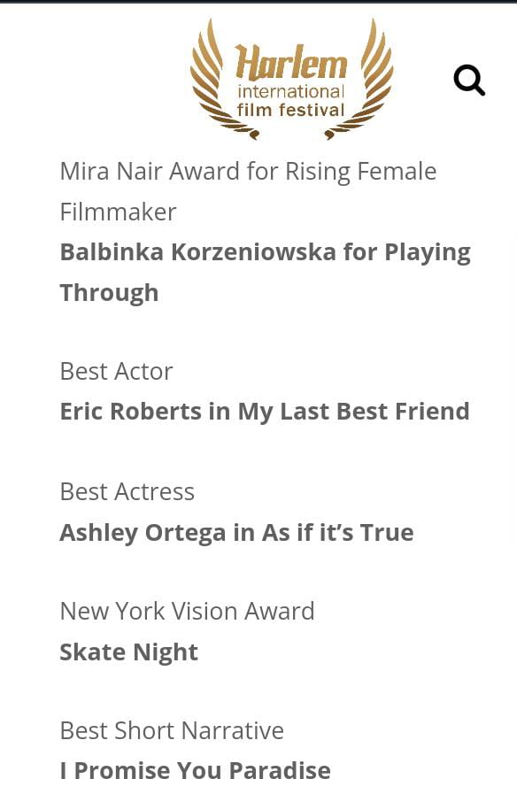 Eric Roberts ( @EricRoberts ) won the Best Actor Award!
Harlem International Film Festival @HarlemInternat 2024. 

#ericroberts #filippomprandi #carolalt #mylastbestfriend #indiemovie #independentmovie

harlemfilmfestival.org/2024-awards/