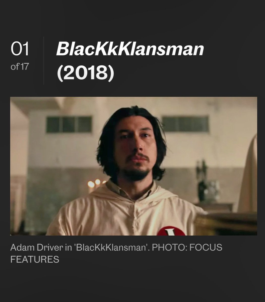 Spike Lee's BlacKkKlansman on EW's list of Best Action Movies on Amazon Prime Video. 🎬 #AdamDriver #JohnDavidWashington ew.com/best-action-mo…