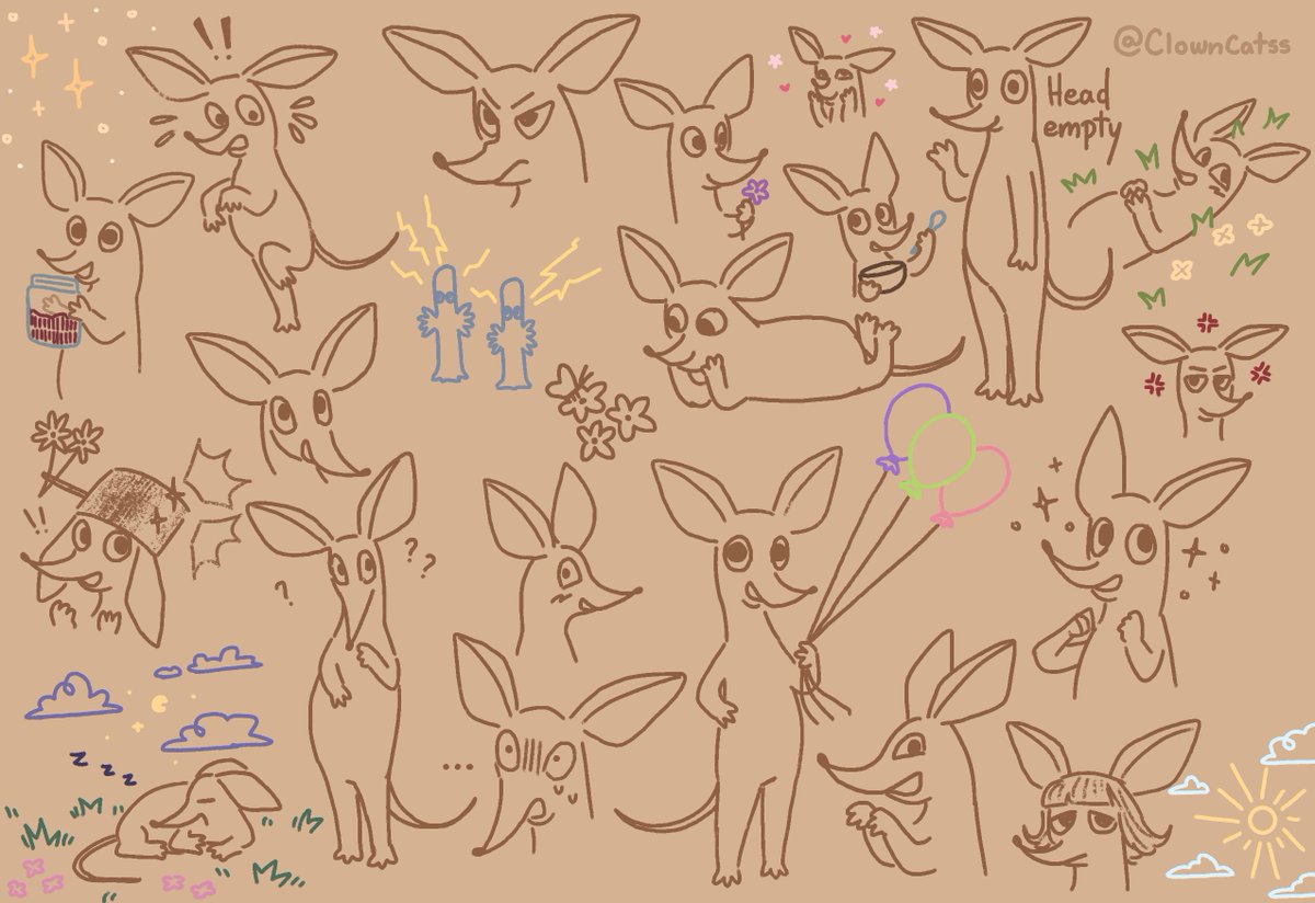 Moominvalley Sniff doodles from last night