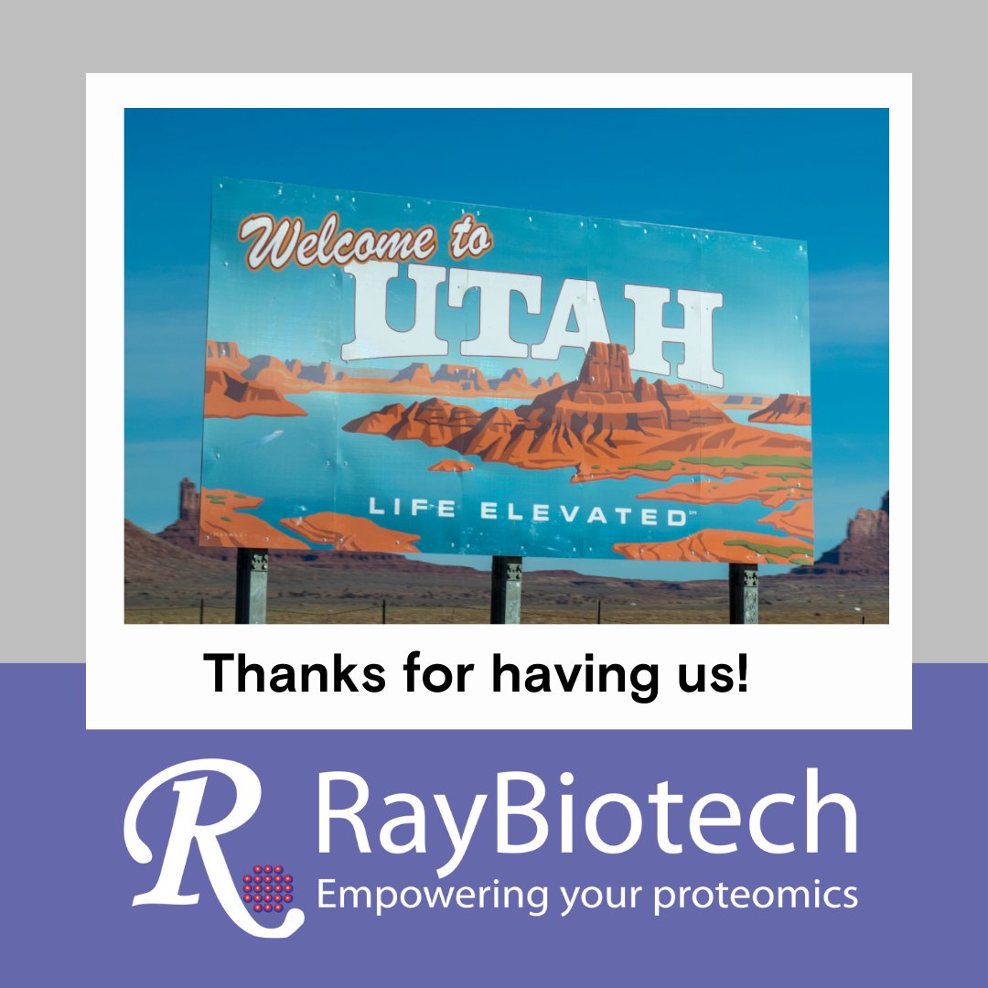 It was our pleasure to visit Utah and talk about biotech collaboration!
raybiotech.com