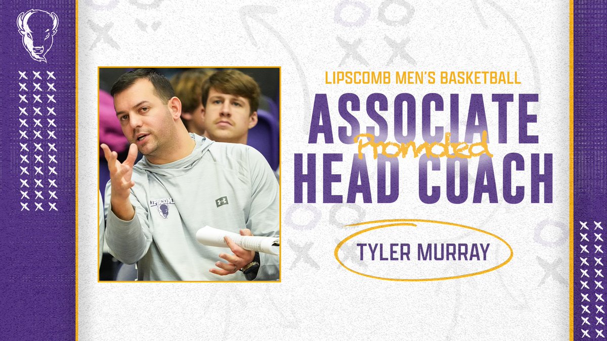We are excited to announce that Tyler Murray has been elevated to Associate Head Coach! .

🔗 tinyurl.com/c57asfd9

#IntoTheStorm ⛈️ | #HornsUp 🤘