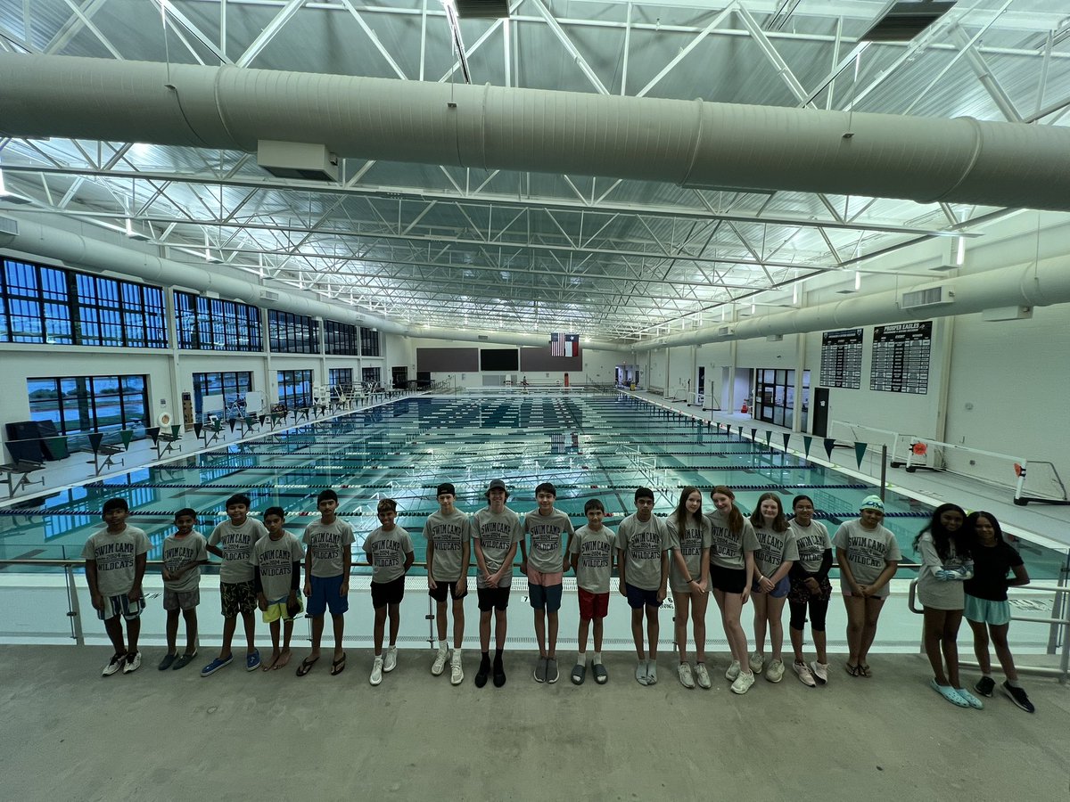 Great first day of middle school swim camp! #futurecats #thestandard