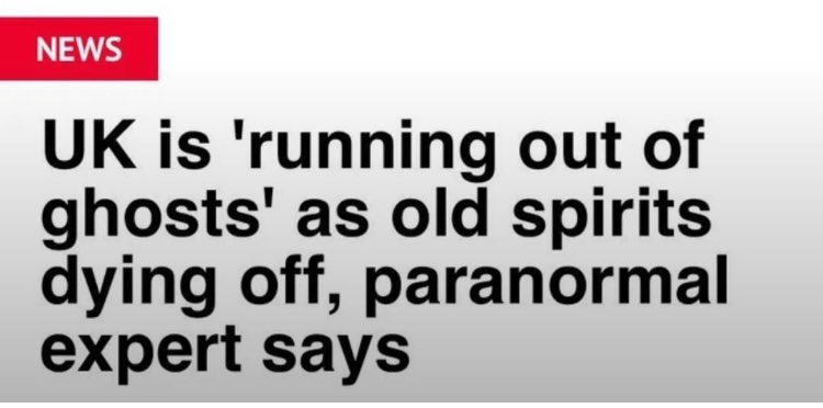 It’s pretty bad when the ghosts start dying…