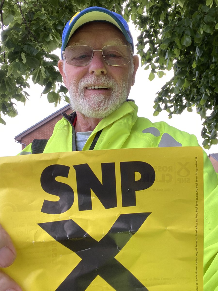 Out again today and I’ll be out every day till the election and I will continue till we get out of this chaotic union which has done Scotland no favours over the last 300 years. Independence is the only way to guarantee decisions made for Scotland are made in Scotland #VoteSNP