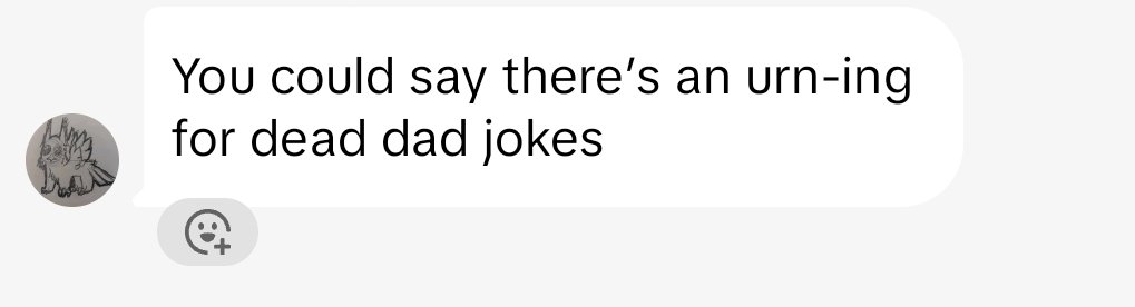 1101base2's tweet photo. My oldest and I send each other dead dad memes back and forth and he is starting to get more powerful ;] https://t.co/PG1ceQgzGY