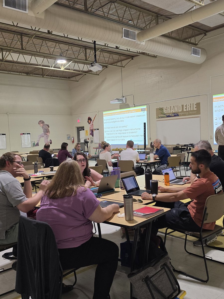 Talking about responsive instruction within our secondary school teams, looking at trends in our school data, exploring High Impact Instructional Practices, and using teacher supports in Knowledgehook to inform next steps. <a href="/GEDSB/">Grand Erie District School Board</a> #GEMAAP