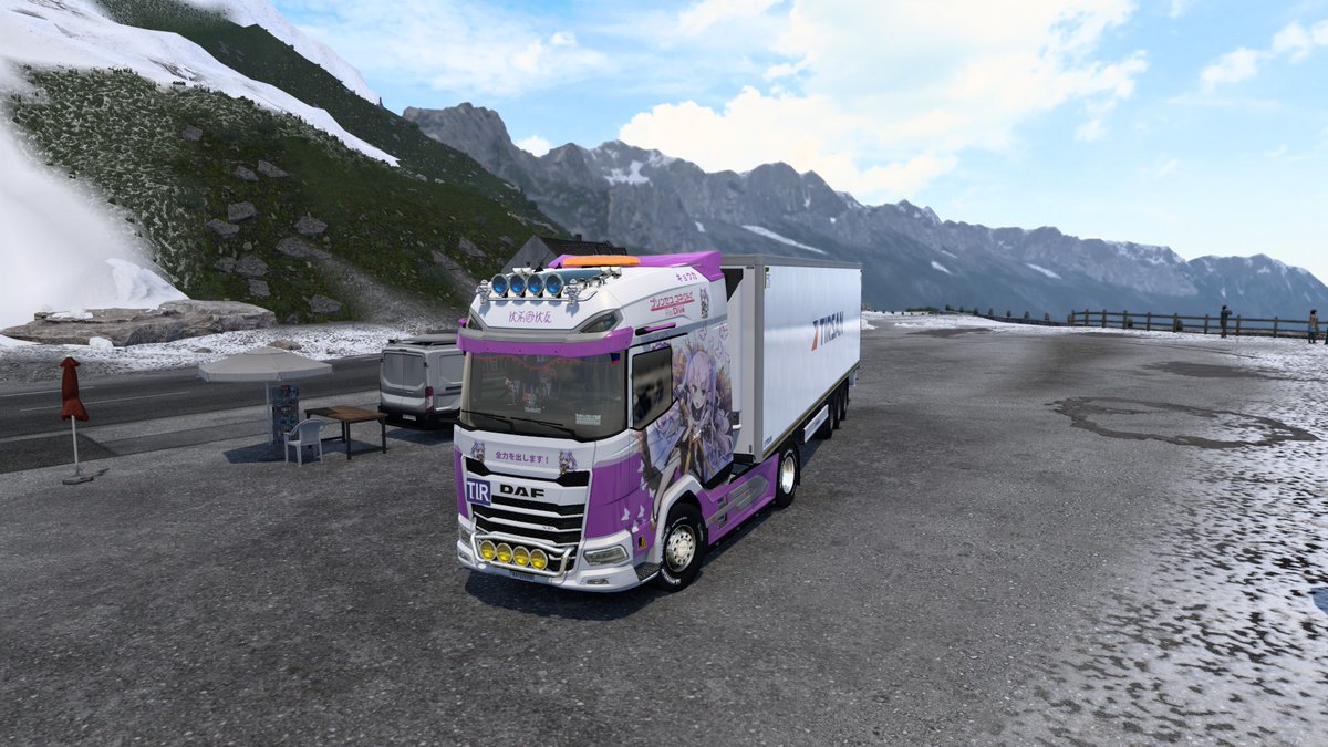 【ETS2】
スイスのモンブランの景色を楽しむ DAFXGキョウカ号 の写真(●'◡'●)
🚛🏔️🇨🇭
#ETS2 #EuroTruckSimulator2 #STEAM #MontBlanc #モンブラン #Switzerland #スイス #DAFXG
#キョウカ #プリコネR #さくらみこ