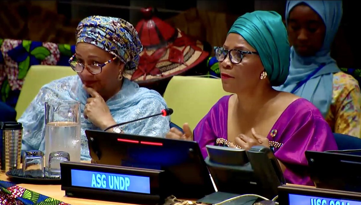 I want to tell you about my mother. Because she was a girl, she could not study beyond primary school & I cannot fail to mourn at what the world has lost How many talents have we buried?  As long as I work for @UN, I will advocate for no one to be denied access to #education