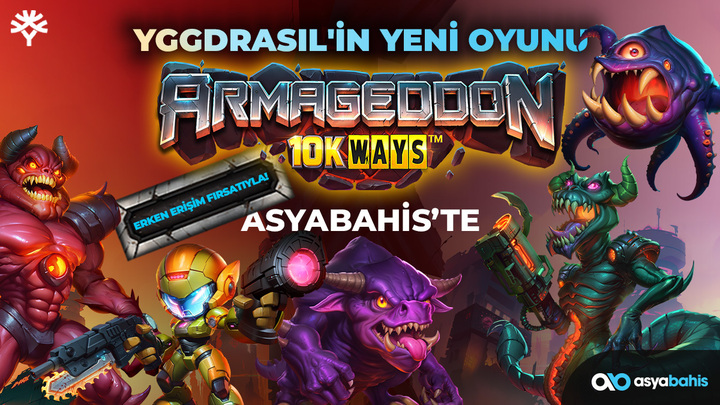🔥 Erken erişim fırsatıyla! 📣

🆕 Yggdrasil'in'in en yeni oyunu ''Armageddon 10K Ways'' şimdi Asyabahis'te!

☝ Hemen oynamaya başla t2m.io/abtw24 
💪 Efsanevi bir kazanç serüvenine adım at!