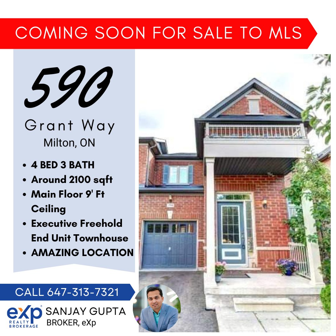 COMING SOON TO MLS! 🔔⁠
⁠
CONTACT FOR PRICE💲⁠
⁠
For more Details Contact me at (647)-313-7321 / Skgupta.realtor@gmail.com⁠
⁠
#milton #realestateagent #realestateinvestor #firsttimehomebuyer #freeholdtownhouse #exprealty #miltonontario #majorupgrade #detached