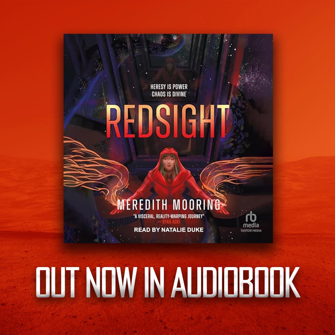 Ernie Chiara (@erniechiara) on Twitter photo REDSIGHT by <a href="/meredithmwrites/">Meredith Mooring</a> is also available in audiobook format as of today!
audible.com/pd/B0D3FQ6DLC REDSIGHT by <a href="/meredithmwrites/">Meredith Mooring</a> is also available in audiobook format as of today!
audible.com/pd/B0D3FQ6DLC