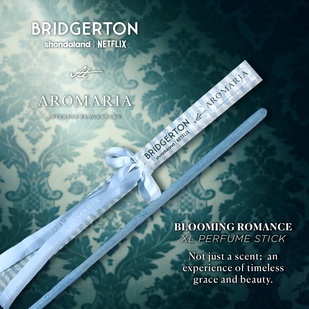 Aromaria_'s tweet photo. Two years ago, we met with the Shondaland  team at Netflix  HQ. Today, we’re thrilled to unveil Aromaria’s extraordinary collection inspired by Bridgerton Season 3. This milestone celebrates our dedication and innovation.

Don’t miss your chance to own a piece of this history! https://t.co/KXZU7fLV71