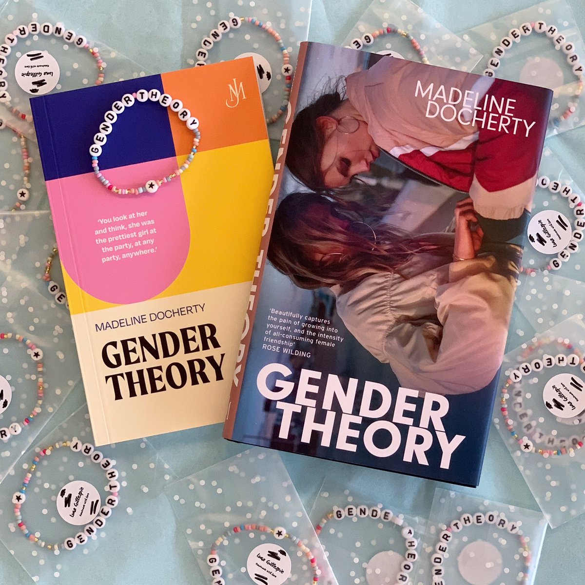 johnmurrays's tweet image. Who wants a friendship bracelet?👀✨💓

Finished copies of GENDER THEORY are in, and we’ve got some branded friendship bracelets to match💅

This is a tender and intimate coming-of-age story about friendship, illness, and finding your place in the world✨

Out 6th June!