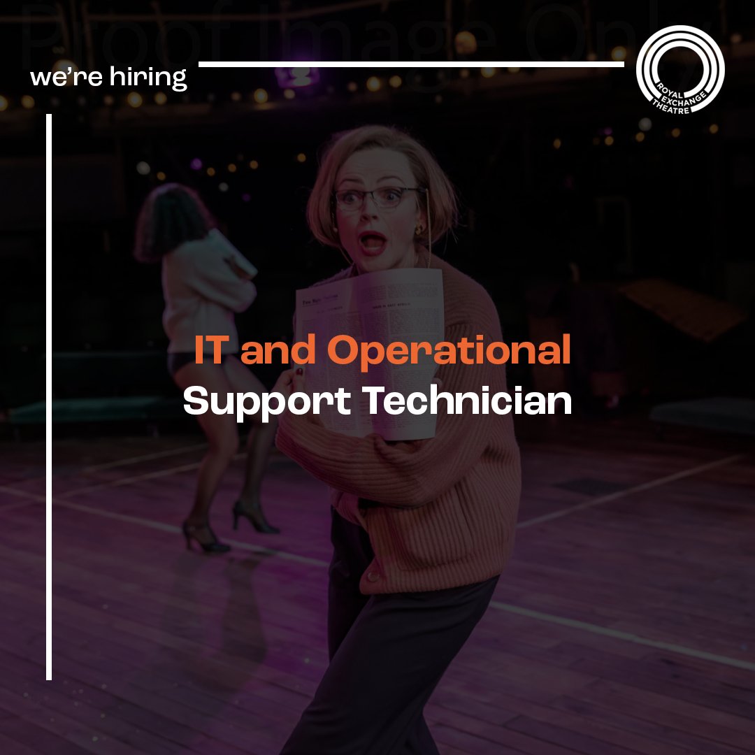 We’re #hiring! Responsible for the IT Helpdesk at the Theatre, our IT & Operational Support Technician will be the first IT point of contact and will be part of the operations team. Interested in this role? Apply by MON 10 JUN - rxtheat.re/OpsJobsX