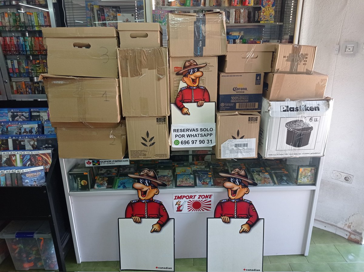 Unboxing de Canadian Games en directo en Twitch canadiangamesVLC. Mañana, miércoles, de 9:45 a 11:00 de la mañana.