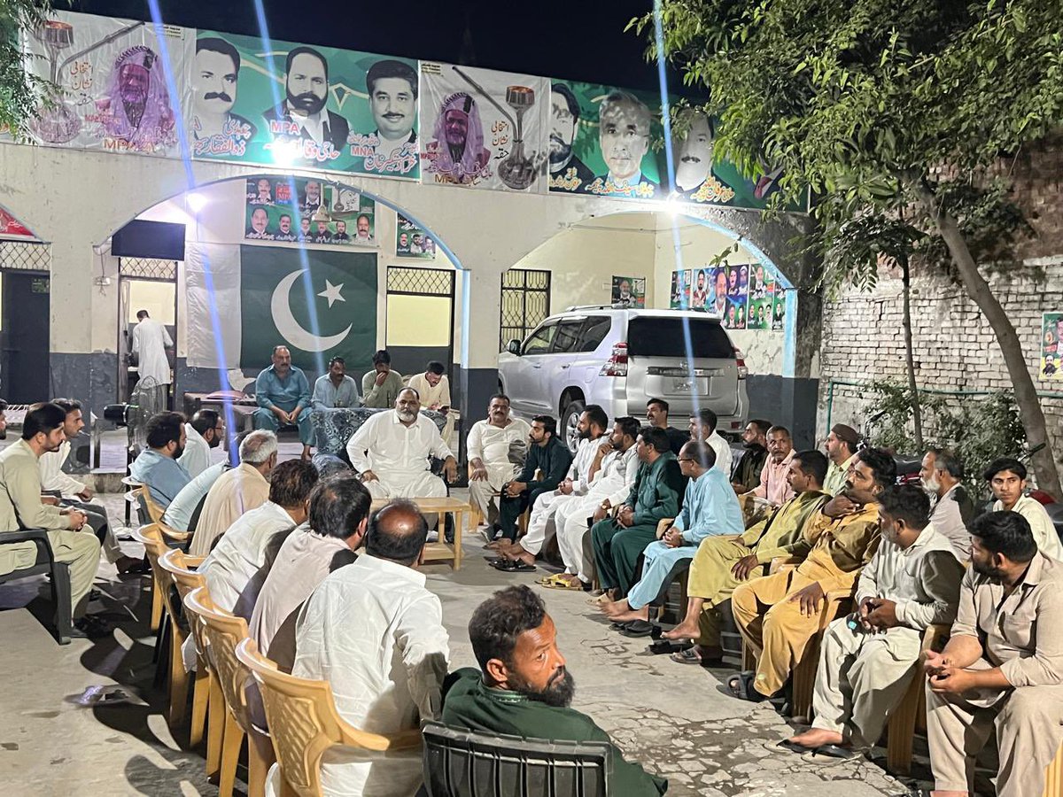 HajiWaqarMPA's tweet photo. With my people at the daira #PP65 https://t.co/2hv1glbNxP