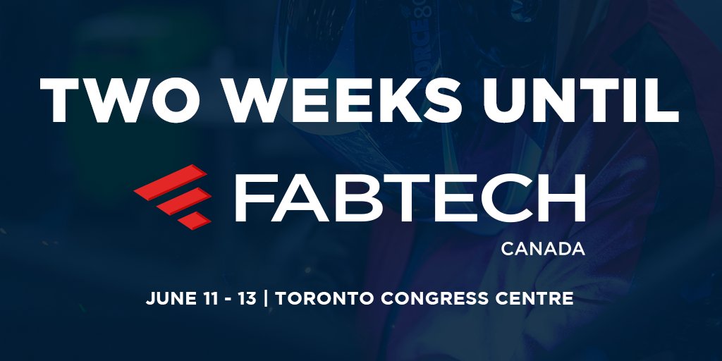 Two weeks from today, #FABTECHCanada will host 250+ world-class suppliers in metal forming, fabricating, welding &amp; finishing. Forge connections with manufacturing professionals and discover tools to elevate your craft. brnw.ch/21wKdpo 

#IndustryInsights #Innovation