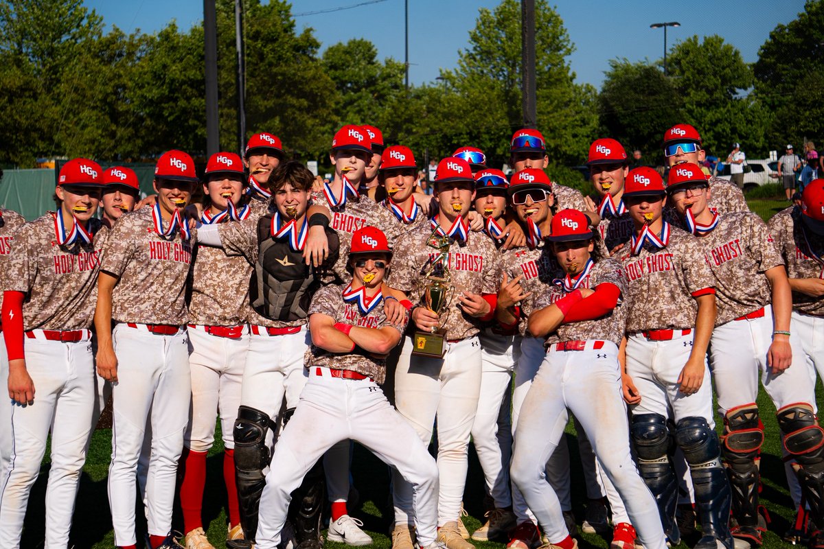 KjFreiband's tweet photo. Great team win as we take the District 1 championship home. Still going as the first game of States is approaching. 
@HGPBaseball https://t.co/NuJCN7Ev5F