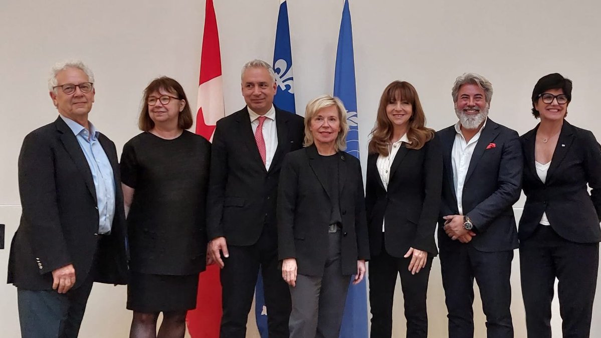 Nous venons d'ouvrir la première réunion @UNESCO_fr du Groupe de réflexion sur la diversité des expressions culturelles dans l'environnement numérique🛰️ Merci au Canada🇨🇦 et au gouvernement du #Québec - champions constants de l'inclusion - d'avoir accueilli cette étape décisive!