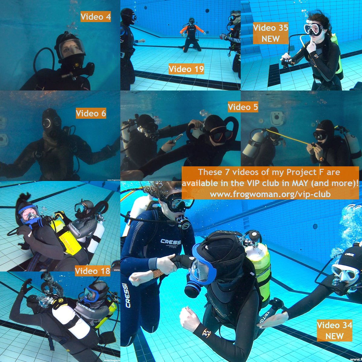 Get your hands on the content of the MAY VIP club before it is too late...
frogwoman.org/frogwoman-vip-…

#scuba #scubadiving #scubafight #scubaperil #wetsuit #neoprene #rubber #drysuit #gasmask #teachingscuba #ffm #vintagescuba #airhose #outofair #drowning