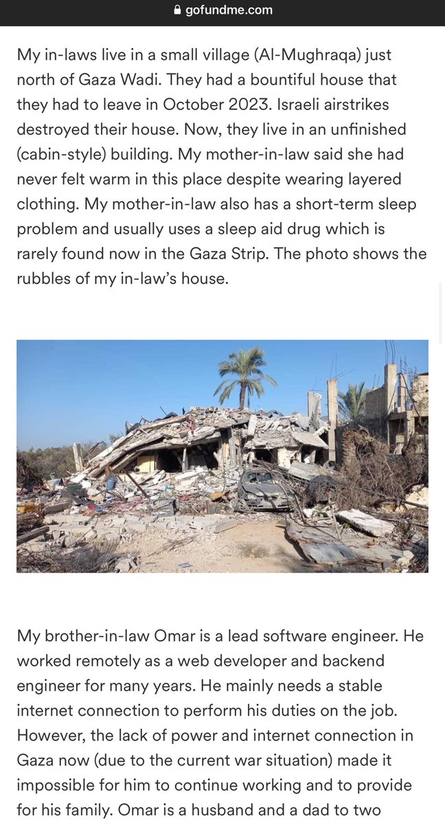 hobarieie's tweet photo. ‼️ please help mustafa’s family who are stuck back home, in Palestine due to the cruelty imposed by israel, his family is stuck and is suffering the dire situation of the genocide pls help and RT so it can reach widely and donate if you can please
https://t.co/E31InTkYQJ https://t.co/fmGnkKhK20