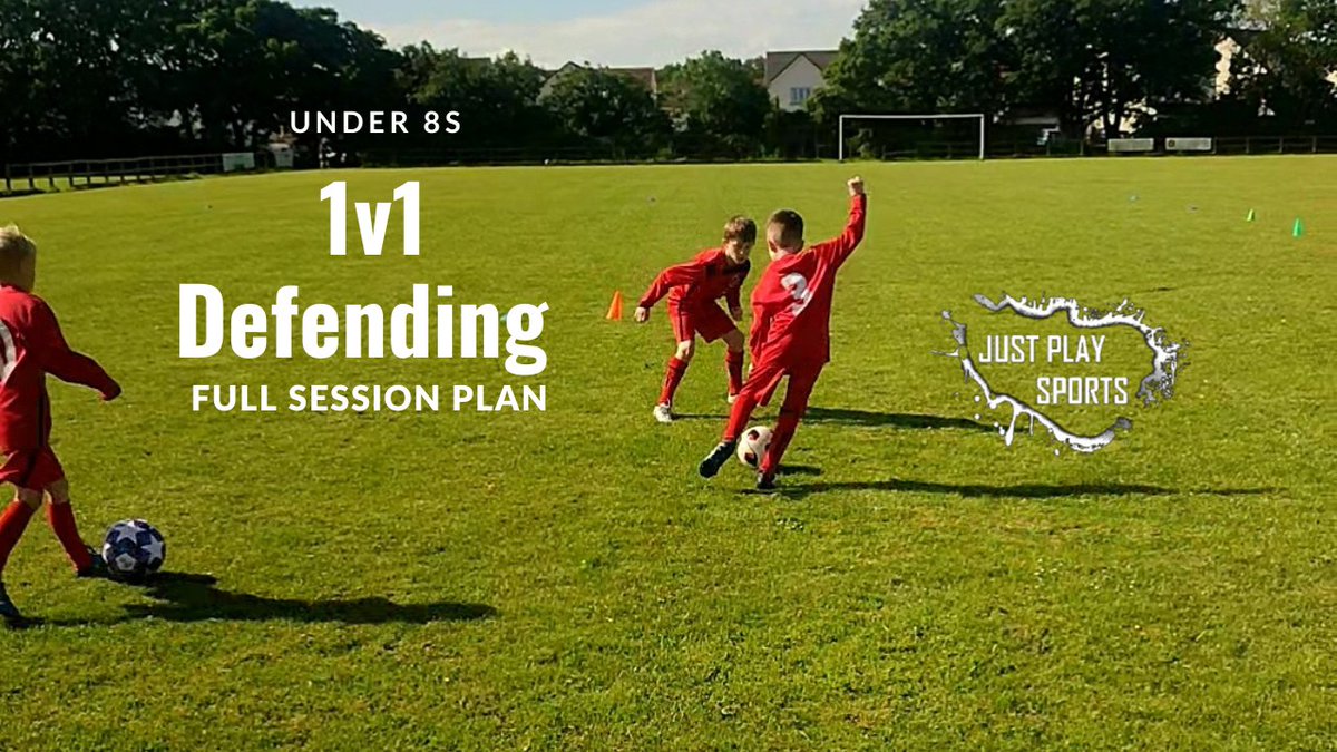 ⚽

1v1 defending, introducing the 4 S's to the footballers with a slight twist that they come up with themselves. 

🎥 Full session - youtu.be/KlyeIhwTCB0?si…

⚽ The only channel for grassroots coaches working with grassroots players.

#JustPlaySports
#Footballcoach