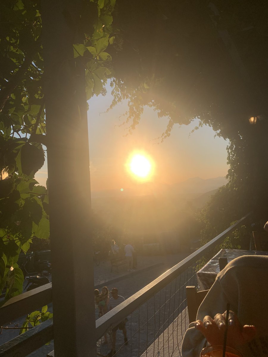 Best seat in the house to see the sun go from first to second pic.