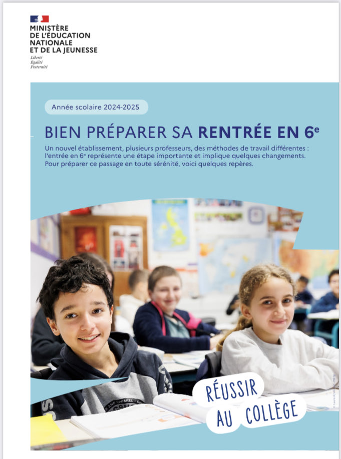 Dans la perspective de la rentrée scolaire 2024, le MEN a conçu un support de communication à diffuser aux familles pour les futurs élèves de 6e ⁦⁦<a href="/matthieu_lahaye/">Matthieu Lahaye</a>⁩ education.gouv.fr/annee-scolaire…