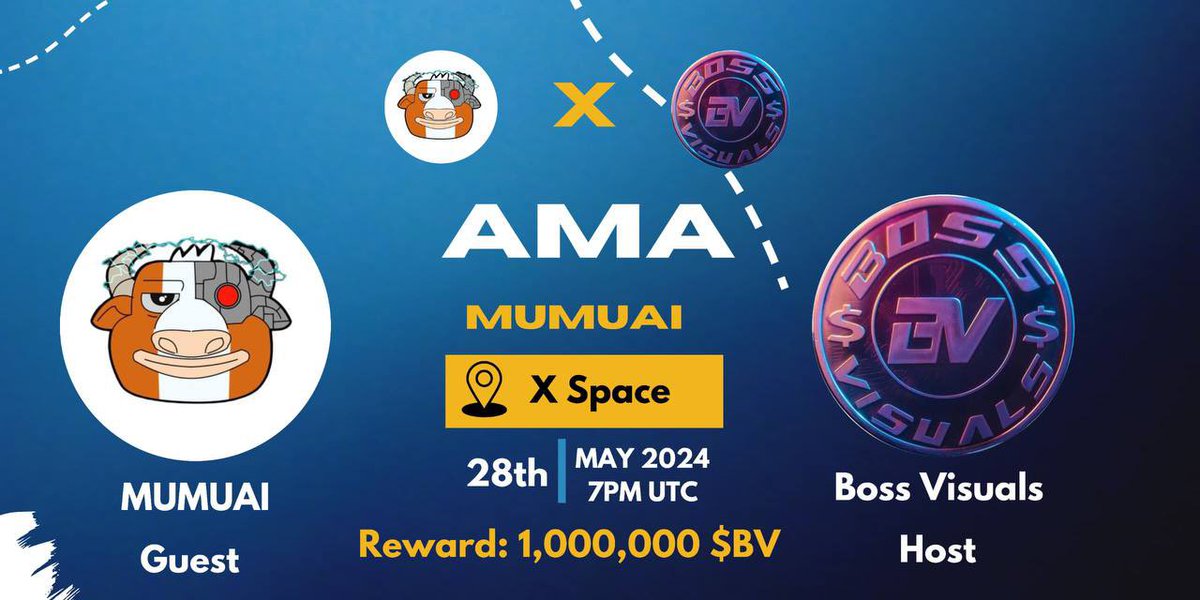 🚨Announcement🚨

We are thrilled to announce our collaboration with MumuAi!! 🤩🥂

MumuAi combines the top three narratives of the 2024 bull market: AI, Memecoin, and the Solana Ecosystem, commanding over 36% of the crypto market share. 

Boss Visuals is focused on imagery,