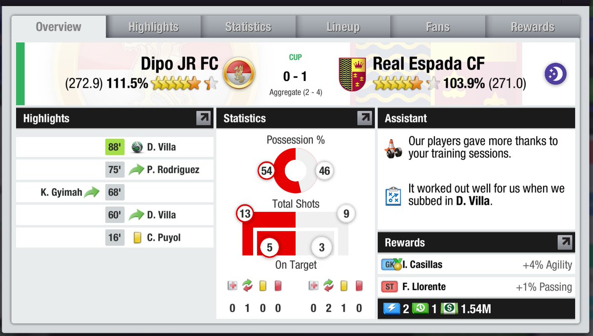 A narrow win to complete progress to the Cup quarterfinals!
#Topeleven