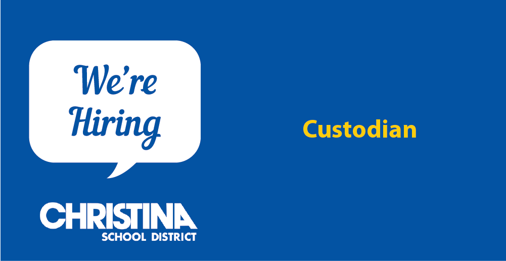 We're #NowHiring: Custodian - Day at Jones ES. Apply online to #JoinCSD: christinak12.org/joincsd-facili…. 📌 View all job openings: christinak12.org/joincsd-apply #EduJobs #netde #hiring #WilmDE #NewarkDE