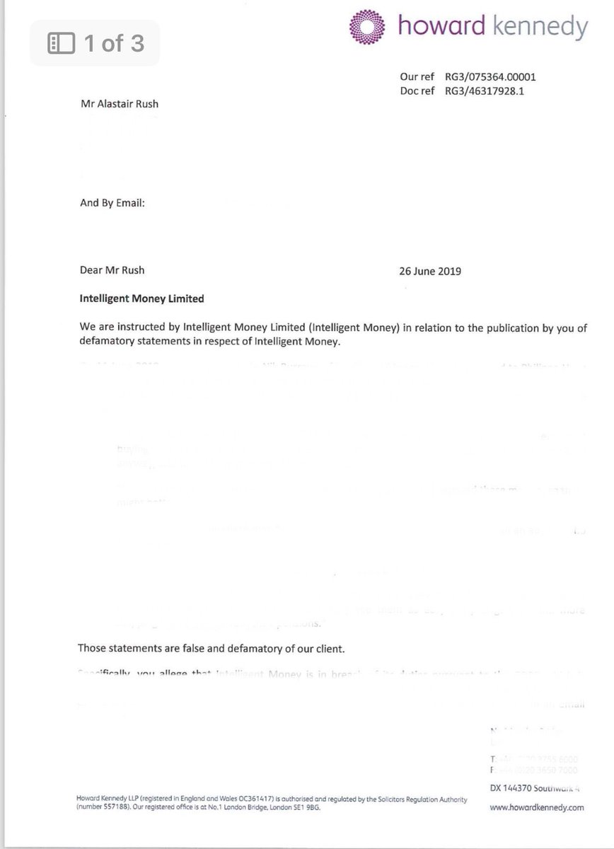 Intelligent Money SIPP has today entered administration due to a multitude of claims made against it in respect of horrendously inappropriate and illiquid investments it facilitated by, amongst others, Darren Reynolds of Active Wealth (UK) Ltd (he of BSPS and Trinity Mirror