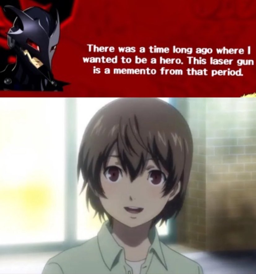 sometimes im fine and sometimes I remember all Goro Akechi wanted was to be a hero and cry for several hours
