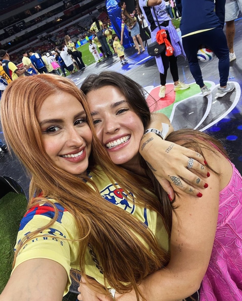 La esposa de Julián Quiñones y la novia de Álvaro Fidalgo se hicieron mejores amigas🥹💛