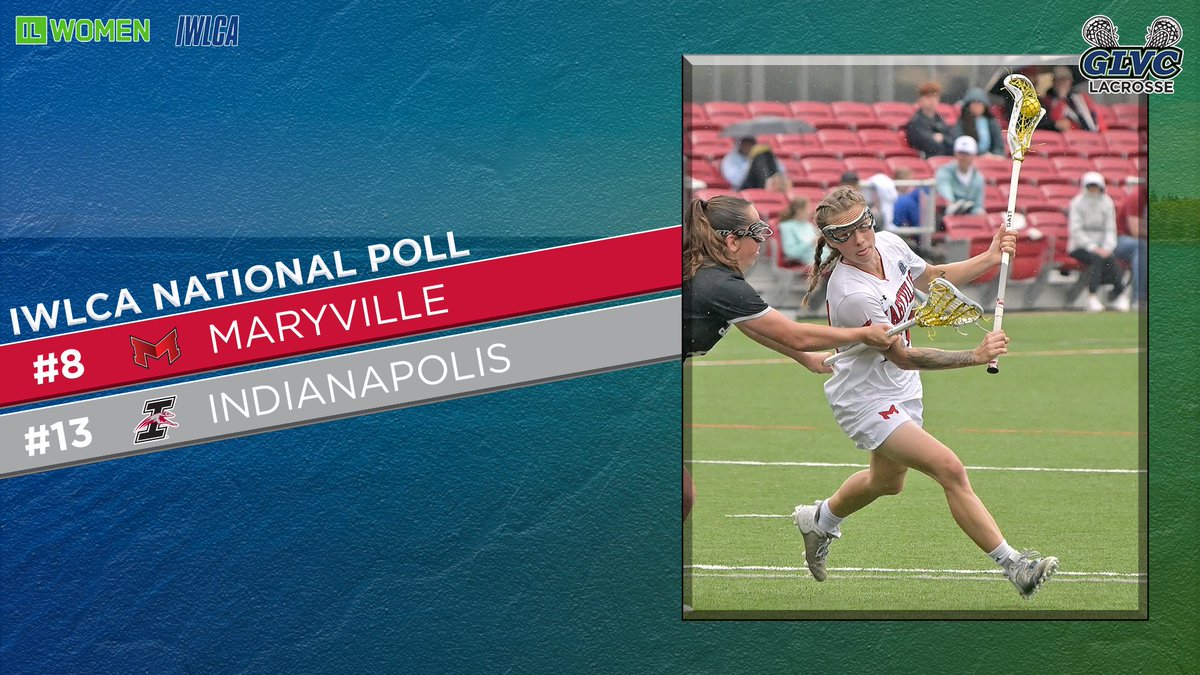 🥍 @IWLCA NATIONAL POLL @MaryvilleSaints and @UIndyAthletics round out the season in the top 1️⃣5️⃣ for #GLVCwlax 🫡 🔗 GLVCsports.com/IWLCApoll