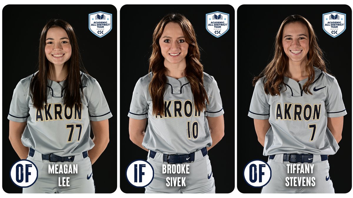 Lee, Sivek and Stevens Named to the 2023-24 CSC Academic All-District Softball Team🥎📚‼️ 📰🔗 tinyurl.com/2a9al34v #GoZips🦘