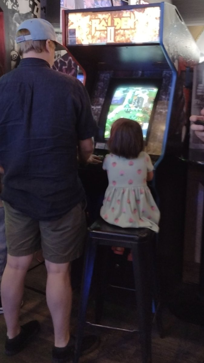 Parenting tip: Start your kids early on shmups so that by the time they're adults, any bullet hell will be like a breezy beach vacation to them.