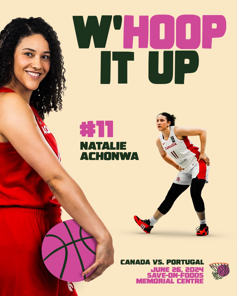 #HerStory - Natalie Achonwa 🟣 From Guelph, ON, to the global stage, Natalie paves the way for many young girls in Canada. @ndwbb @IndianaFever @minnesotalynx @CanBball 🇨🇦 Now, leading Team Canada once more, she brings her passion to Victoria. #SWNT | #WeTheWest