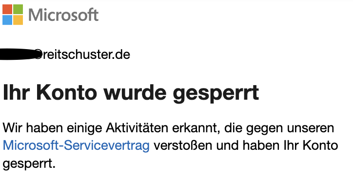 Gerade wurde mein Skype-Konto von @MicrosoftDE gesperrt – angeblich habe ich 'gegen die Nutzungsbestimmungen verstoßen'. Ich nutze das Konto selten und wenn dann ausschließlich zur Kommunikation mit Freunden. Hat der Inhalt der privaten Chats der Künstlichen Intelligenz von