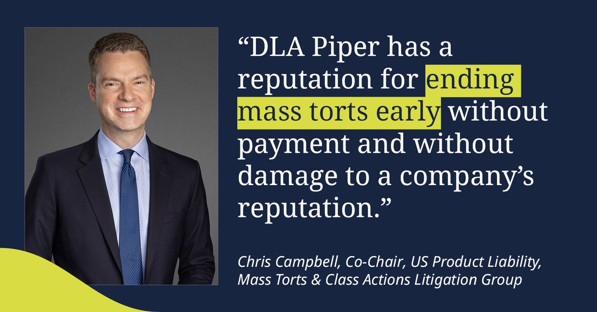 In the first of our latest video series, our attorneys speak to the innovation, diversity, and creativity of DLA Piper’s #productliability practice. Join us for the 2024 Product Liability Symposium — more information coming soon!: dlapiper.com/en-us/events/2… #litigation #teaming