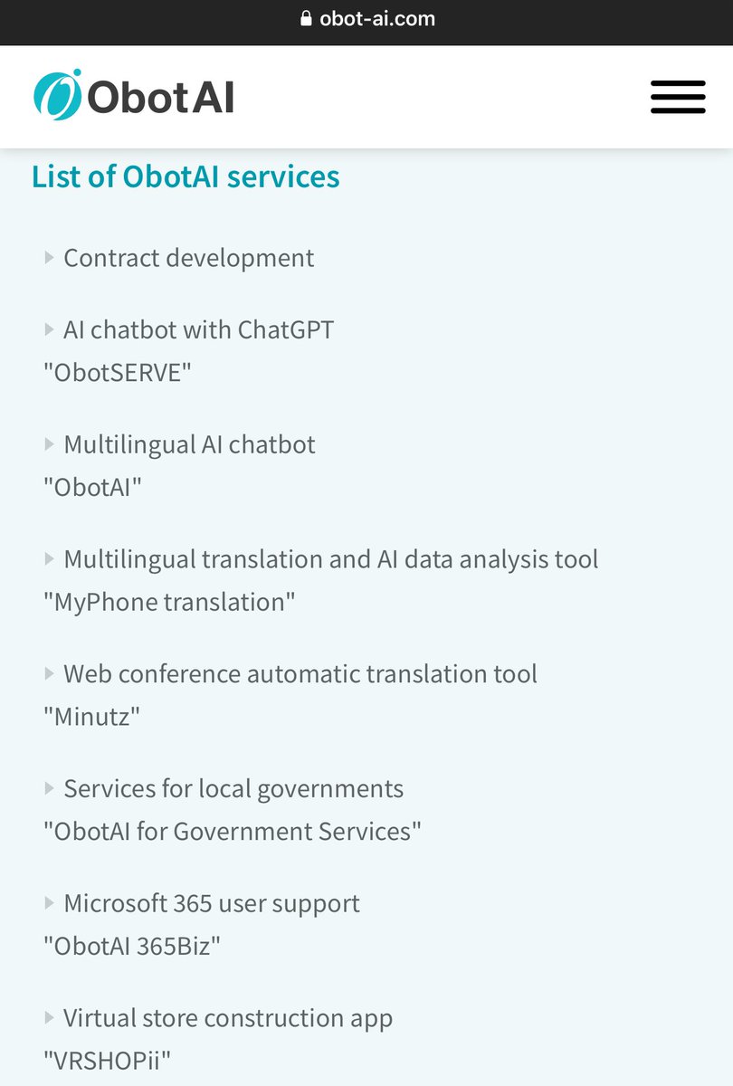 LilBidMan's tweet image. #Obot has many services, #ObotAI is a multi-lingual chatbot that works w/ #MINUTZ &amp;amp; #ObotSERVE. they even have a Shopify AI store builder tool.

#Jasmy has integrated some of these solutions with its own services like SecurePC &amp;amp; PDL.