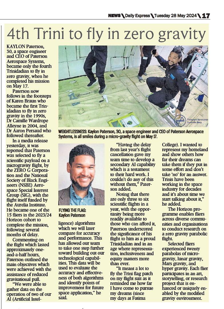 Client press release in today’s <a href="/expressupdates/">Trinidad and Tobago Express Newspapers</a>!