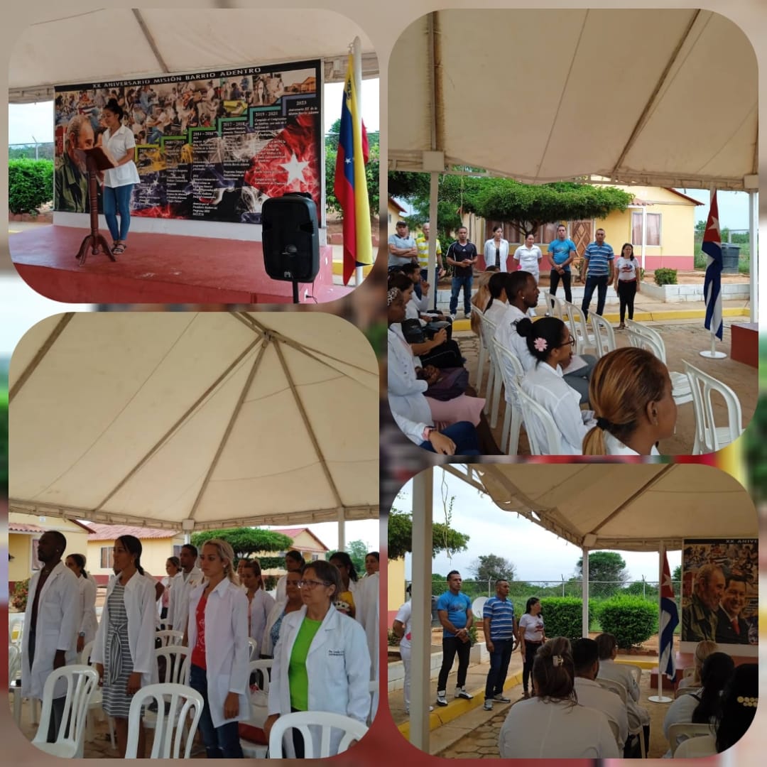 Se realiza en el estado Zulia acto de recibimiento a los nuevos ingresos y cursistas Diplomantes de Endoscopía. #40AniversarioUCCM #CubaCoopera #CubaPorLaVida