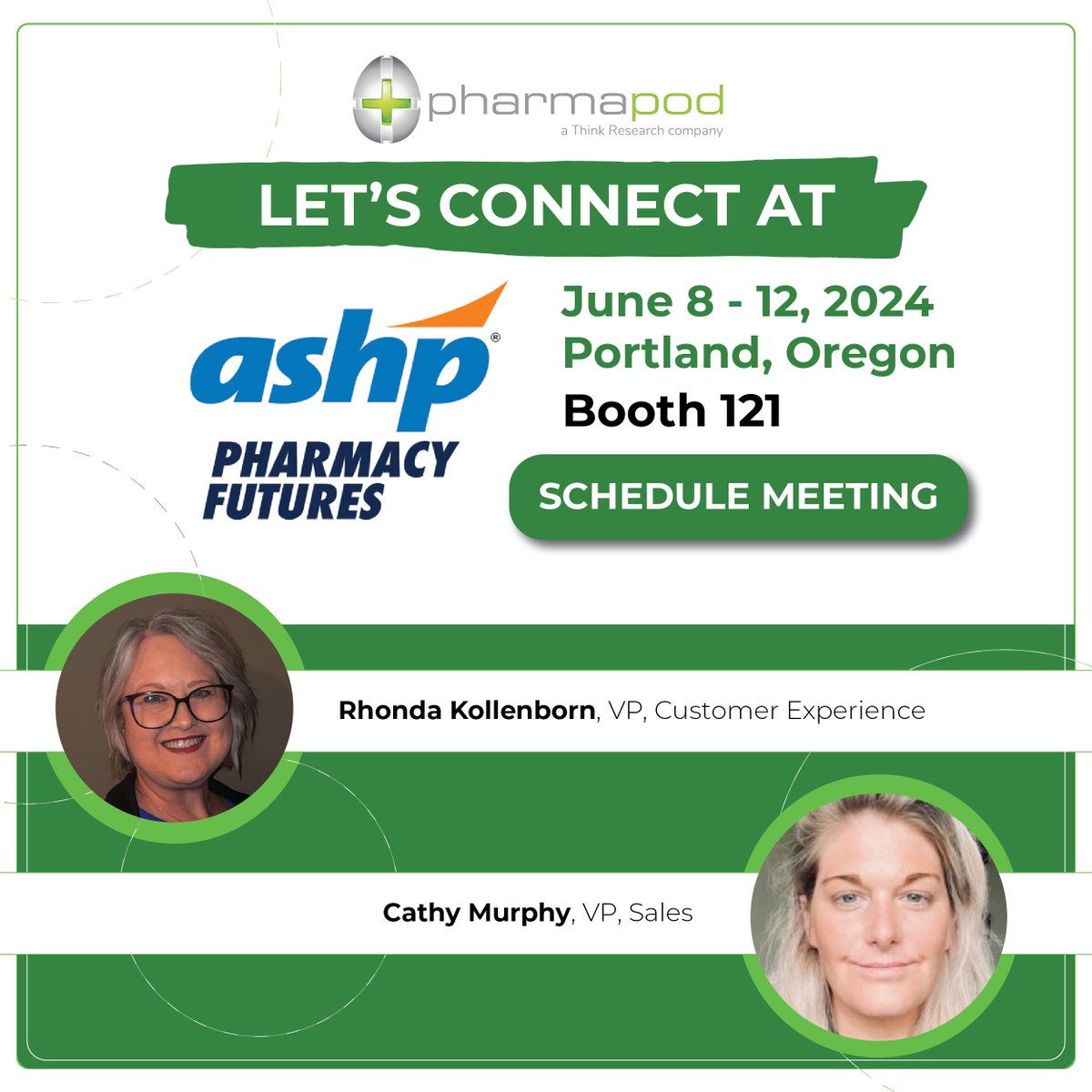 Attending the @ASHPOfficial Pharmacy Futures Conference? Connect with our team (Booth 121) and discover how Pharmapod can drive efficiencies and enhance #medicationsafety in your #pharmacy. Schedule a meeting here: ow.ly/JF8I50RYMMB

#ASHPFutures24 #PharmacySafety