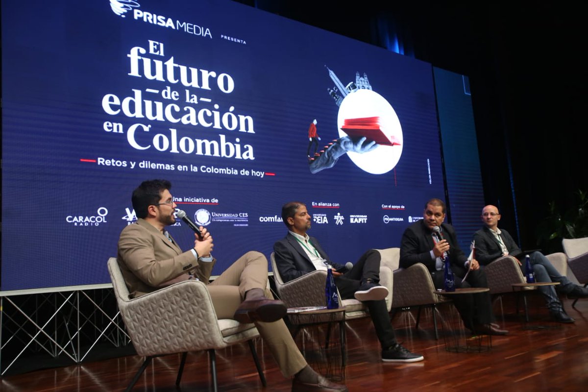 <a href="/isagomezy/">isabel c. gomez</a> 📌Continuamos con el segundo panel de la jornada Inclusión y accesibilidad educativa en todo el territorio: el gran reto.

💭En esta conversación participan <a href="/CamiloAMorales/">Camilo Andrés Morales</a>, subsecretario de <a href="/SecEducacionAnt/">Secretaría de Educación de Antioquia</a>; <a href="/LuisGPatino/">LuisGuillermo Patiño</a>, secretario de <a href="/SecEducacionAnt/">Secretaría de Educación de Antioquia</a>; Edgar Antonio Gómez,