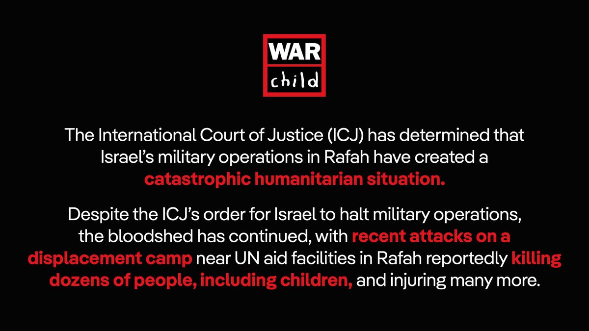 Rafah Update: We call on the UN Security Council to take decisive action to ensure the ICJ's orders are implemented, allowing humanitarian aid to reach those in need and enabling thorough investigations into violations of international law.

🔗Read more: bit.ly/4bVs0NB