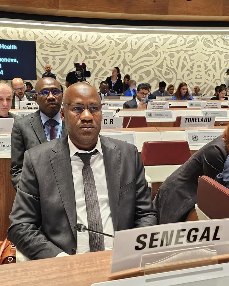 Dams_Senegal's tweet photo. La 77ème Assemblée Mondiale de la Santé s'est ouverte à Genève sous le thème "Un monde mobilisé pour la santé, la santé pour tout le monde". Présence du Président de la Mauritanie, Mouhamed El Gazaouini. Dr Tedros souligne l'importance de la santé pour tous et la vision de l'OMS https://t.co/VqLco5cifO