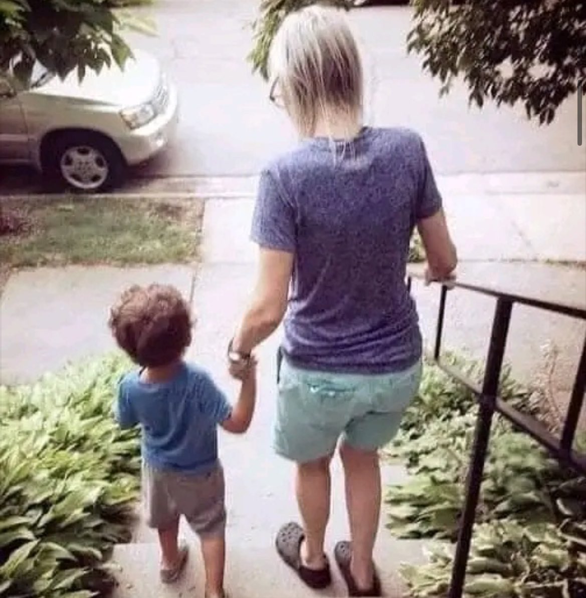 @Morbidful "My three-year-old son Benjamin has a best friend. She’s our neighbor.
Our houses are so close I think you can touch them simultaneously if you stand between them and extend your arms in both directions. We share a staircase to the street.
She’s probably nearing 70 years old, and