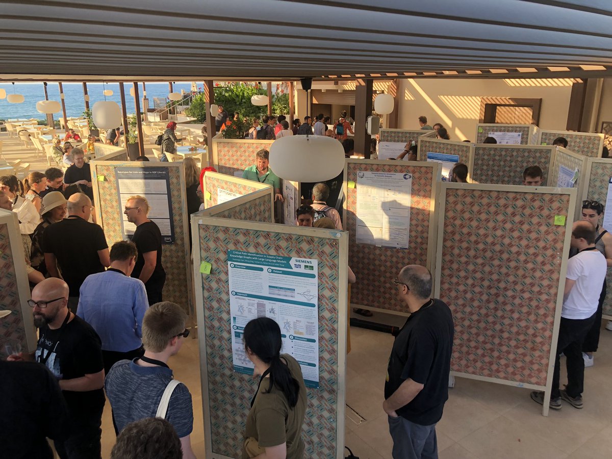 María Poveda (@mariapovedav) on Twitter photo We are having a very lively posters and demos session at <a href="/eswc_conf/">ESWC Conferences</a> #eswc2024 😍 thanks <a href="/andriry/">Andrea Nuzzolese</a> for the great organization and <a href="/pietercolpaert/">Pieter Colpaert</a> for the picture We are having a very lively posters and demos session at <a href="/eswc_conf/">ESWC Conferences</a> #eswc2024 😍 thanks <a href="/andriry/">Andrea Nuzzolese</a> for the great organization and <a href="/pietercolpaert/">Pieter Colpaert</a> for the picture