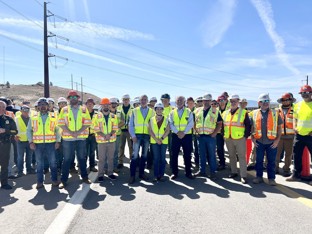 Today, I joined @NevadaAGC and @nevadadot in Sparks to kick off the AGC’s “Respect the Cone: My family needs me home” initiative. This initiative highlights the importance of slowing down in work zones, so that we can protect those behind the cones. It’s easy: Respect the Cone.